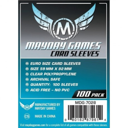 Comprar Fundas Mayday Eurogame 59x92mm al mejore precio en Jugamos Otra
