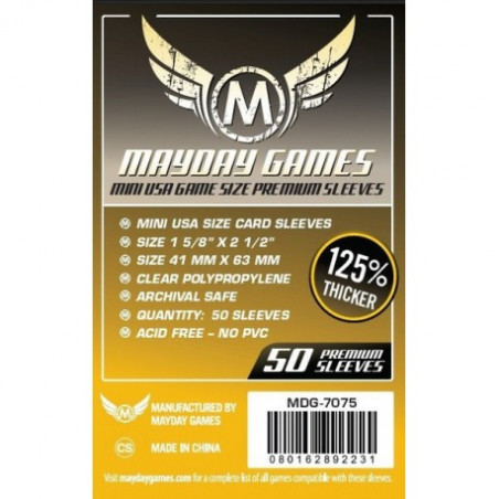 Comprar Fundas MayDay Mini Usa Premium 41x63mm en Jugamos Otra