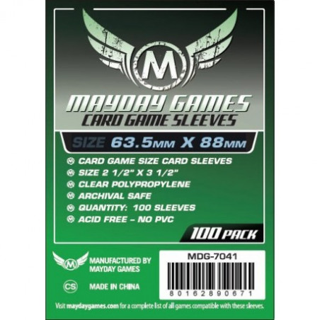 Fundas  Mayday Standar 63.5x88mm al mejor precio en ¿Jugamos Otra?