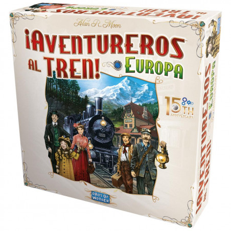 Comprar ¡AVENTUREROS AL TREN! EUROPA 15 ANIVERSARIO en ¿Jugamos Otra?