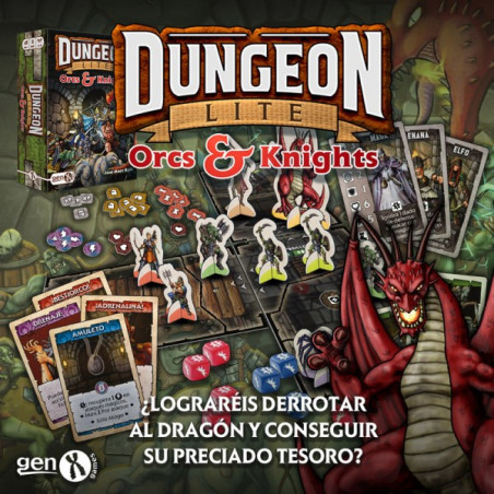 Comprar Dungeon Lite: Orcs & Night al mejor precio en Jugamos Otra