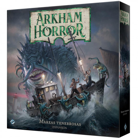 Comprar Arkham Horror 3ª Edición: Mareas Tenebrosas en Jugamos Otra