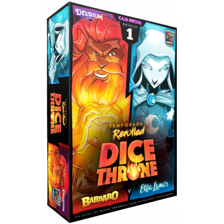 Comprar DICE THRONE: BÁRBARO VS ELFA LUNAR en Jugamos Otra