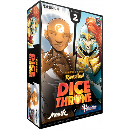 Comprar DICE THRONE: MONJE VS PALADIN en Jugamos Otra