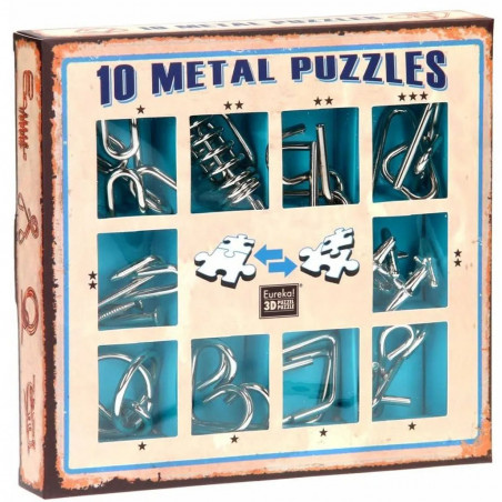 Comprar Set 10 Mini Metal Puzzles A al mejor precio en Jugamos Otra