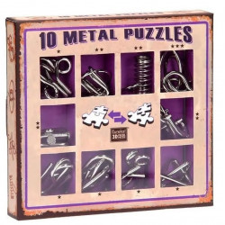 Set 10 Mini Metal Puzzles M