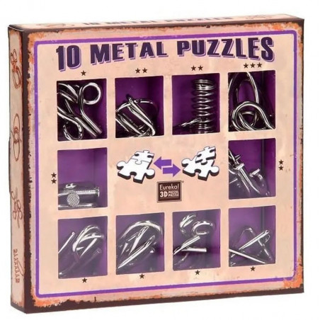 Comprar Set 10 Mini Metal Puzzles M al mejor precio en Jugamos Otra