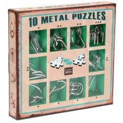Set 10 Mini Metal Puzzles V