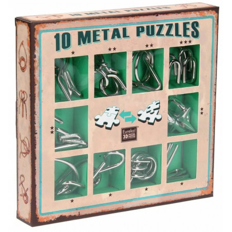 Comprar Set 10 Mini Metal Puzzles V al mejor precio en Jugamos Otra