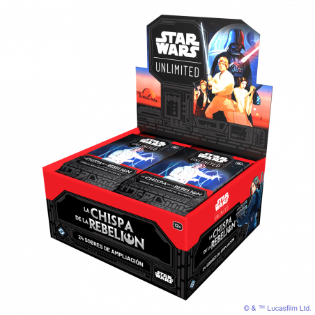 Star Wars Unlimited: La chispa de la rebelión. Display 24 sobres