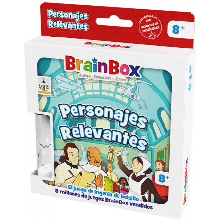 Comprar BrainBox Pocket Personajes Relevantes en Jugamos Otra