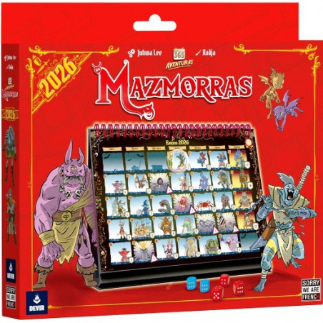 Comprar Calendario 365 Aventuras: Mazmorras en Jugamos Otra