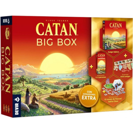 Comprar Catan Big Box al mejor precio en Jugamos Otra
