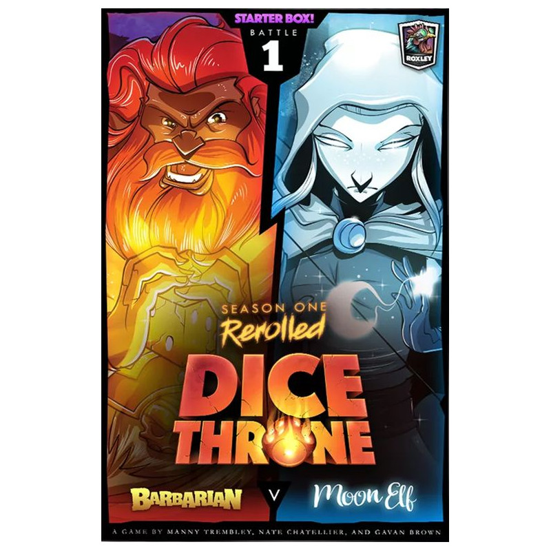 Comprar DICE THRONE: BARBARIAN VS MOON ELF en Jugamos Otra