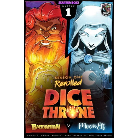 Comprar DICE THRONE: BARBARIAN VS MOON ELF en Jugamos Otra