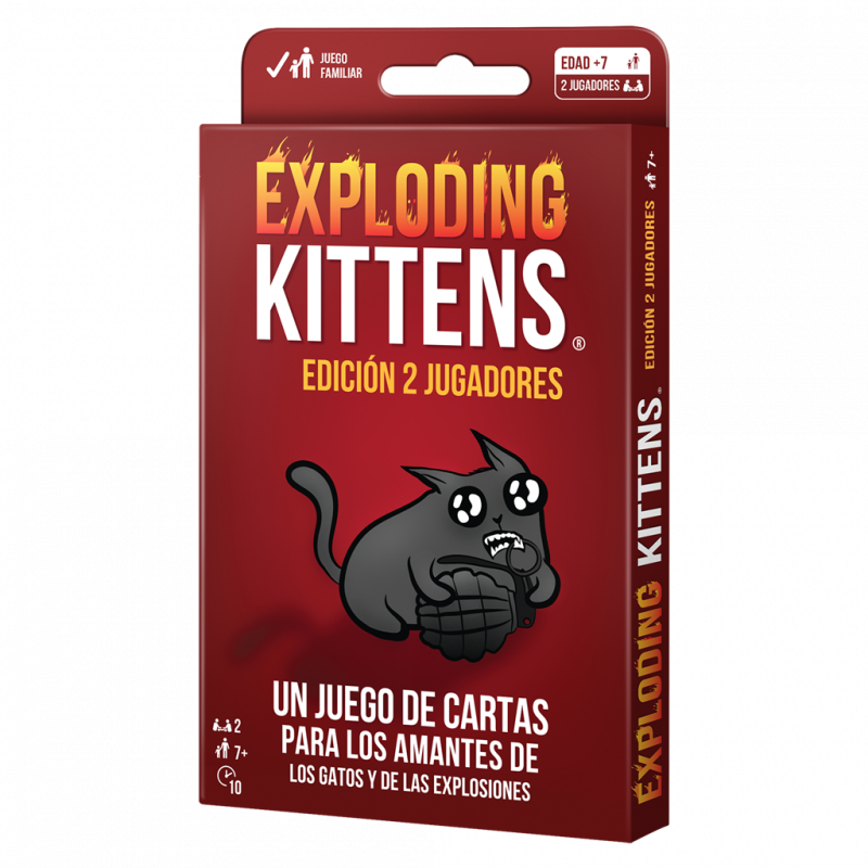 Comprar Exploding Kittens Edición 2 Jugadores en Jugamos Otra