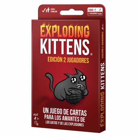 Comprar Exploding Kittens Edición 2 Jugadores en Jugamos Otra